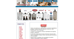 Desktop Screenshot of calentadoresdeagua.com.mx